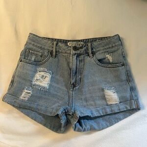 Bullhead Denim Co. Denim shorts. Size 5, high rise.